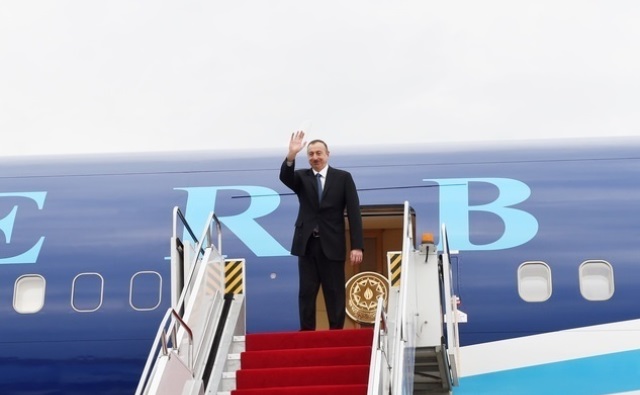 Azerbaijani president ends state visit to China